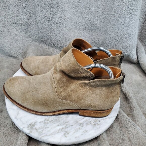 Kork-Ease Shoes Womens 9 Ryder Brown Suede Leather Ankle Boots - Picture 1 of 9